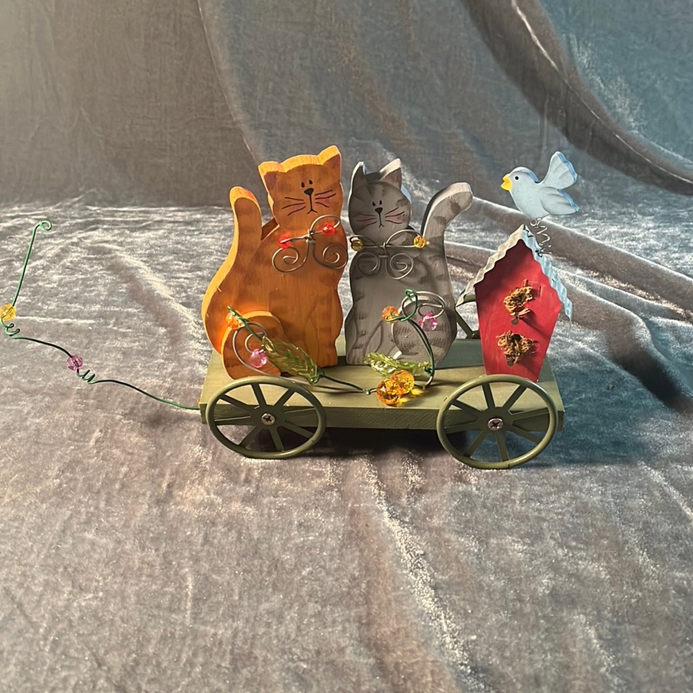 Wood Cat Cart